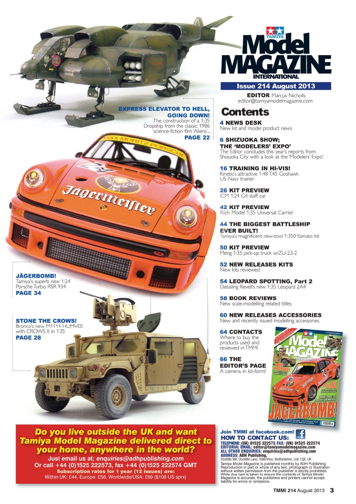 Tamiya Model Magazine 214 (2013-08)